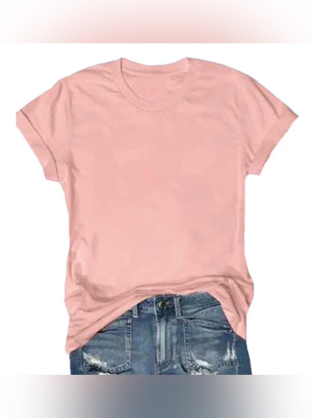 CC-Peach Women's Short Sleeve Solid Color
Casual/Athleisure